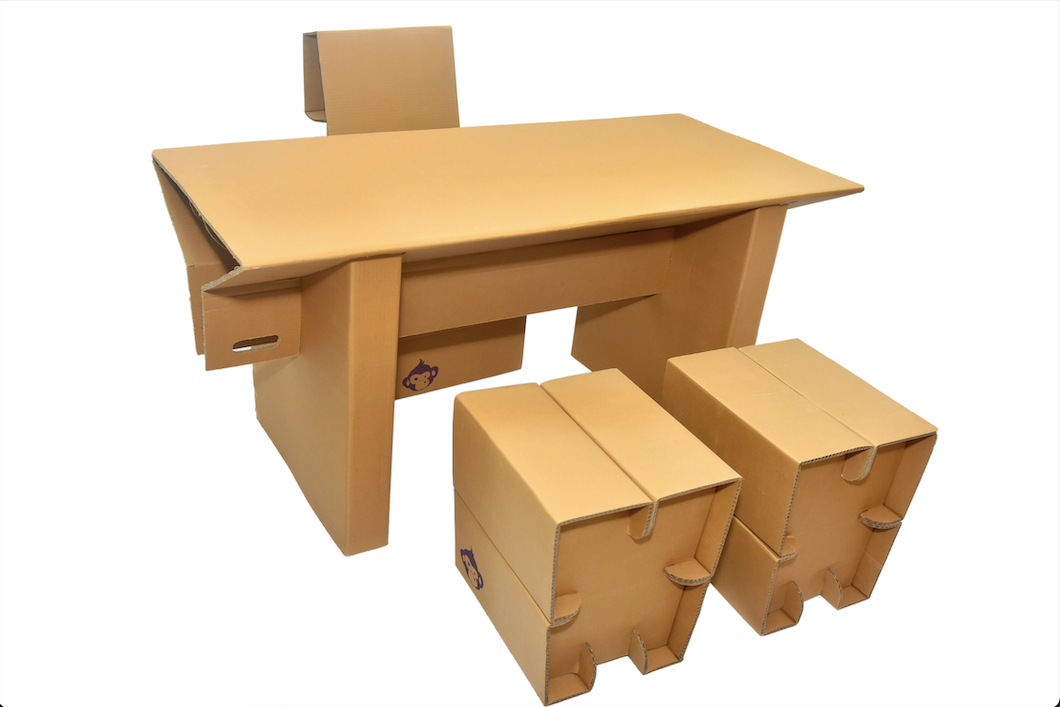 Cardboard Meeting Table