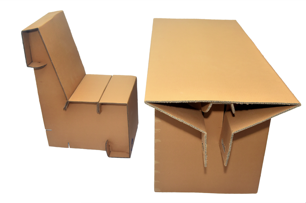 Cardboard Meeting Table